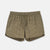 Haki Ekose Desenli Mini Şort