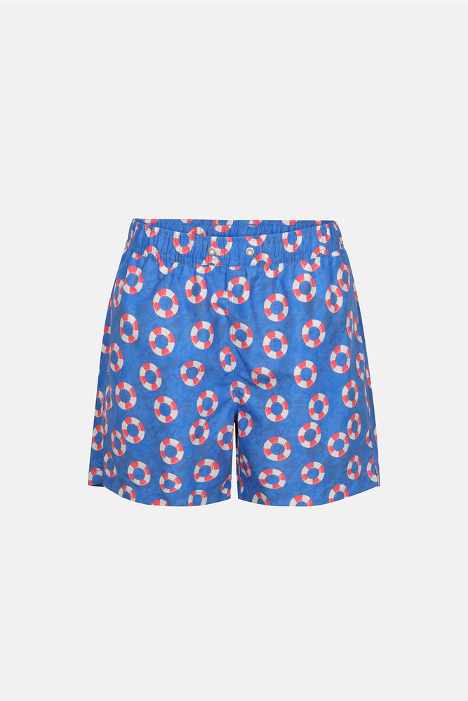 Multicolor Desenli Kısa Şort