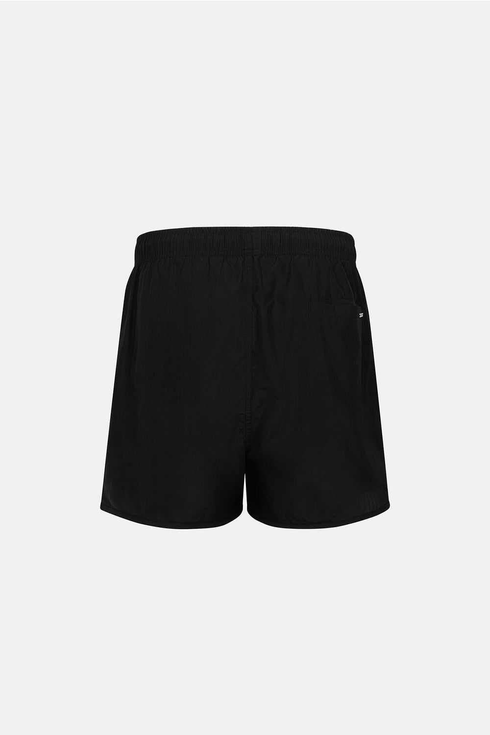 Siyah Bağlamalı Mini Şort