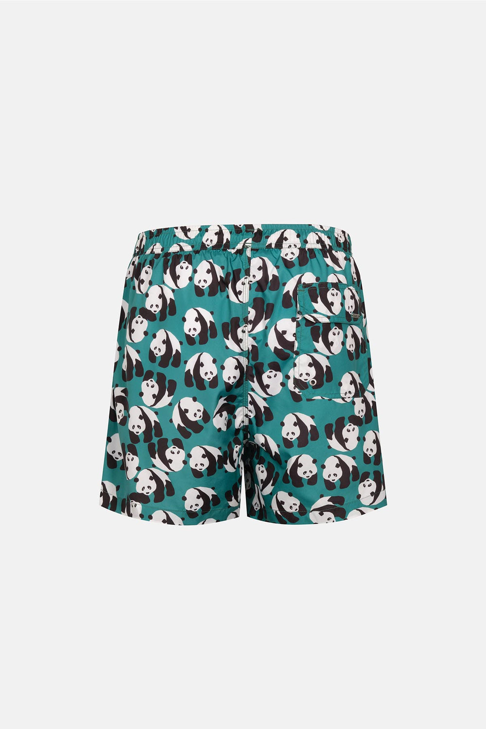 Multicolor Panda Desenli Kısa Şort