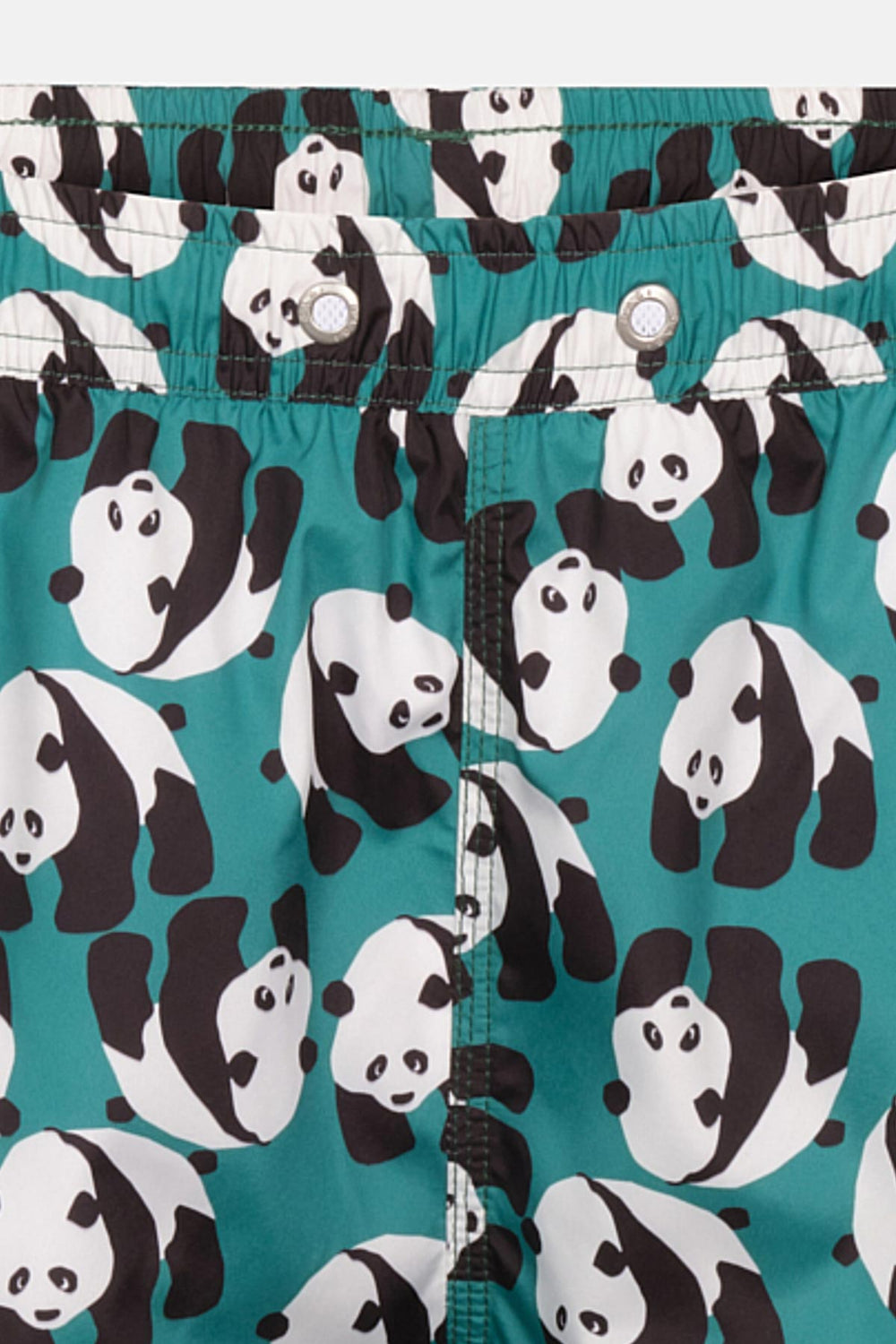 Multicolor Panda Desenli Kısa Şort