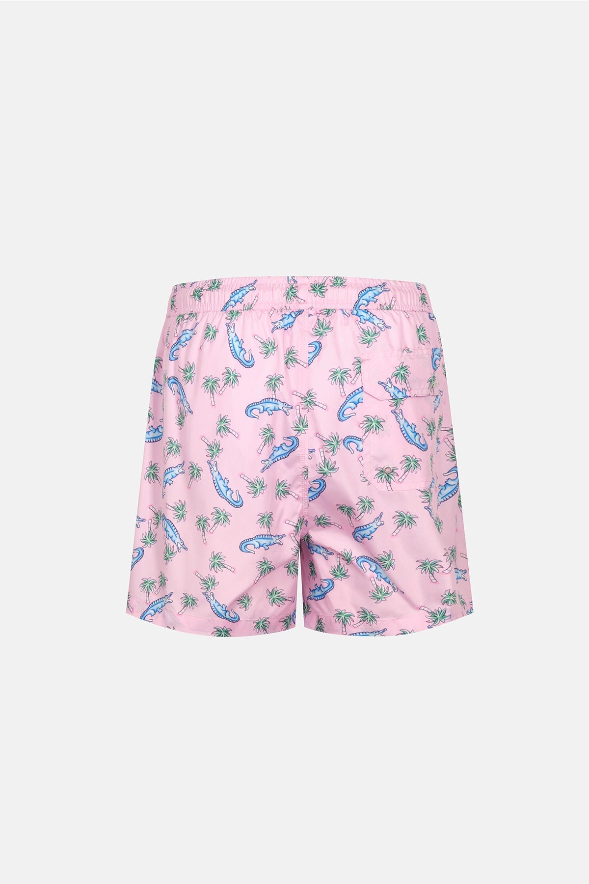 Multicolor Timsah Desenli Kısa Şort