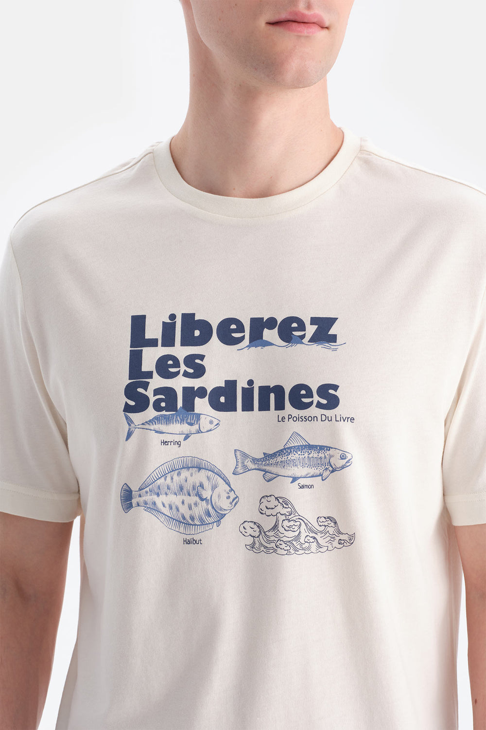 Beyaz Baskı Detaylı Tişört Şort Takım