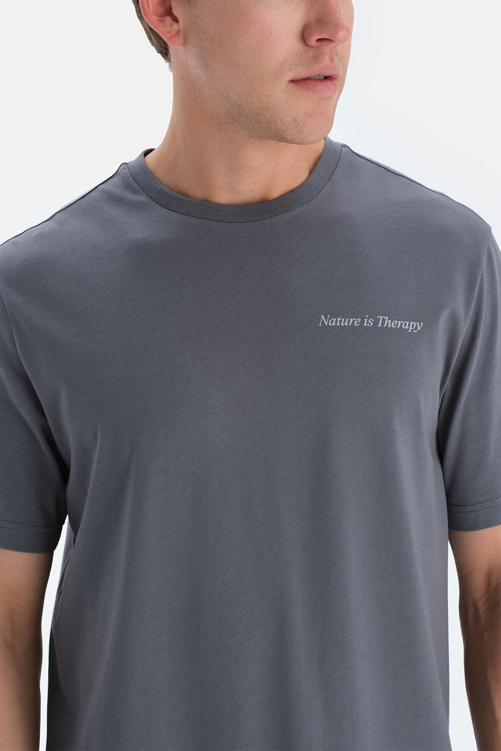 Indigo Baskı Detaylı Kısa Kollu Tişört Şort Pijama Takımı