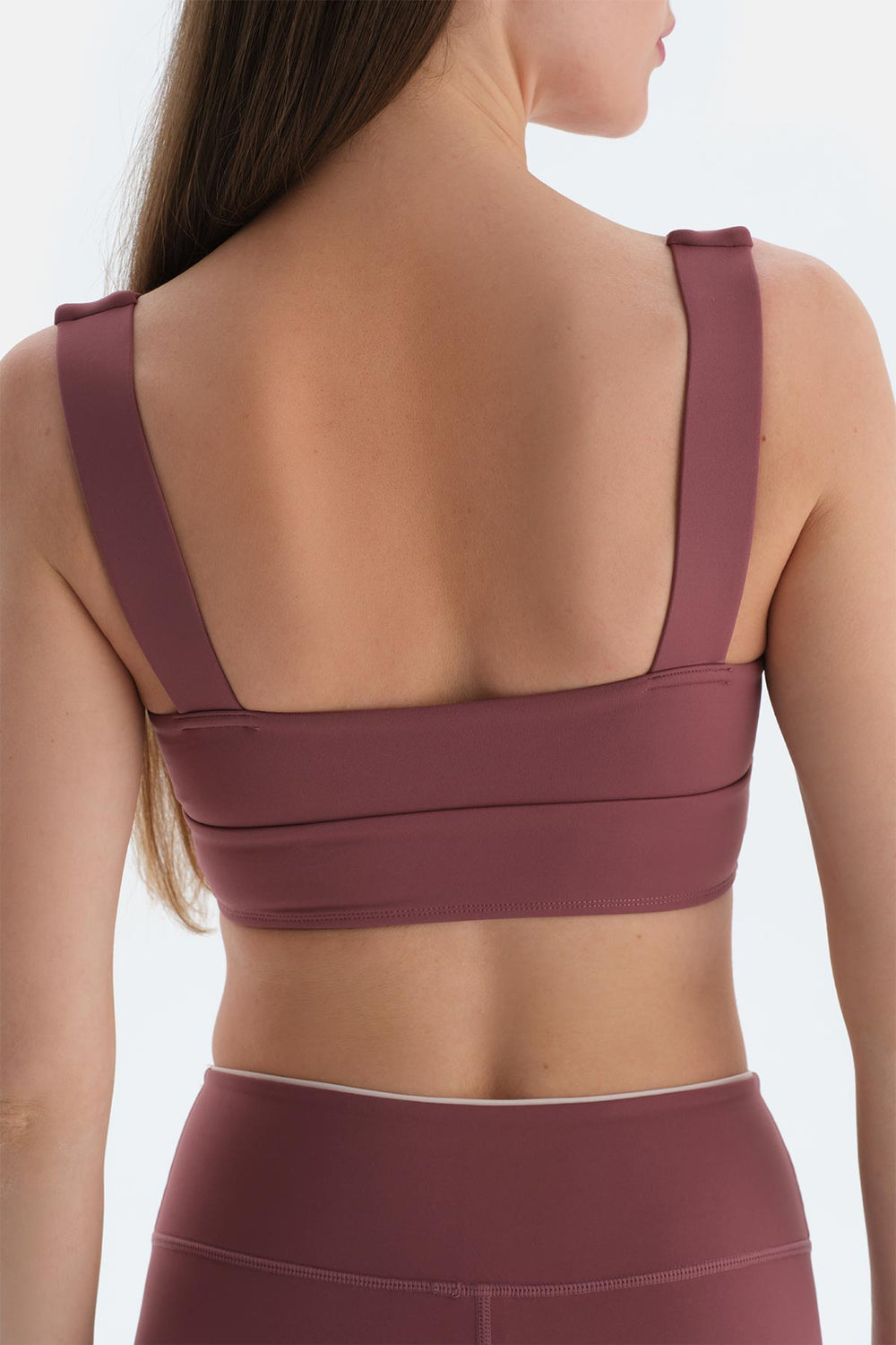 Mürdüm Kadın Kalın Askılı Sporcu Sütyeni