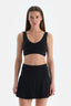 Siyah Kadın Kalın Askılı Sporcu Sütyeni