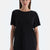Siyah Kadın Lyocell Karışımlı Tişört