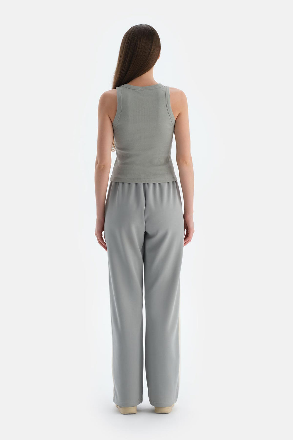 Ada Çayı Kadın Modal Karışımlı Yan Şerit Detaylı Pantolon