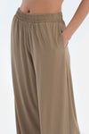 Sütlü Kahve Cepli Basıc Modal Pantolon