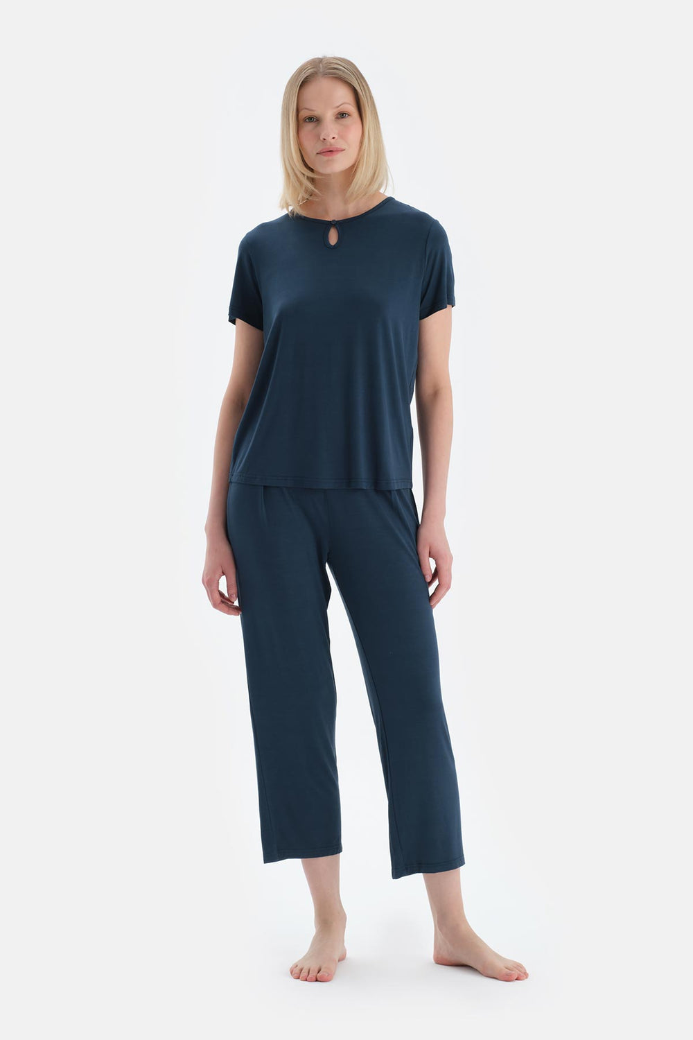 Indigo Cool Touch Modal Tişört Pantolon Pijama Takımı