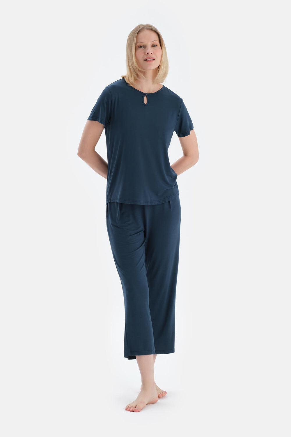 Indigo Cool Touch Modal Tişört Pantolon Pijama Takımı