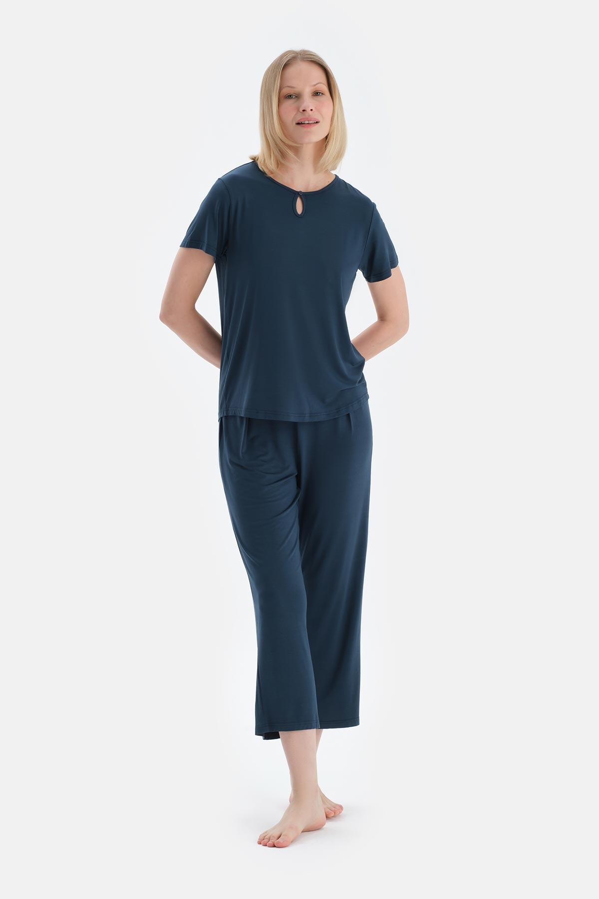 Indigo Cool Touch Modal Tişört Pantolon Pijama Takımı