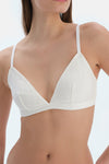Ecru Underwire Lace Bra with Alternative Straps
