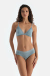 Stone TULLE DETAILED BODYSUIT