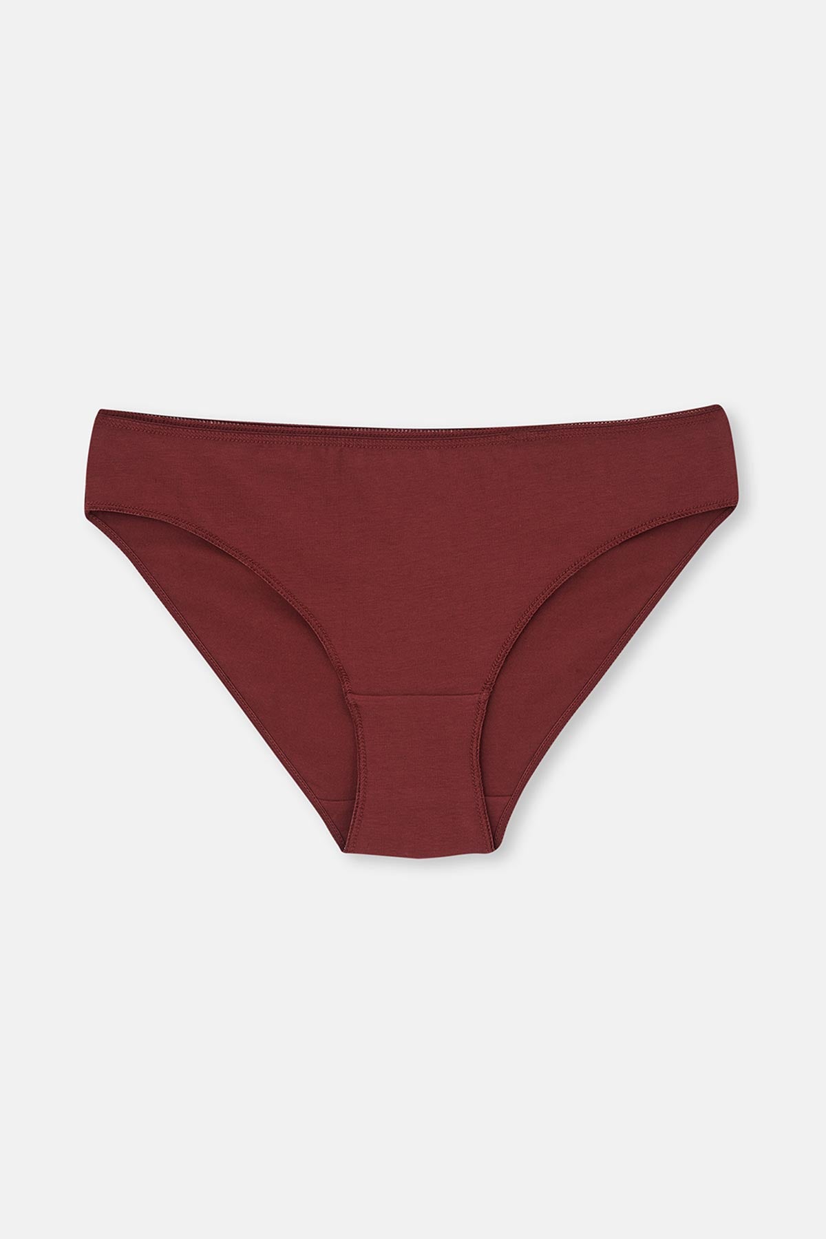 Burgundy-Dark Brown 3-PACK PATTERNED BRIEF PANTIES