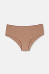 Red Brown-Dark Beige 3-PACK PATTERNED HIPSTER PANTIES