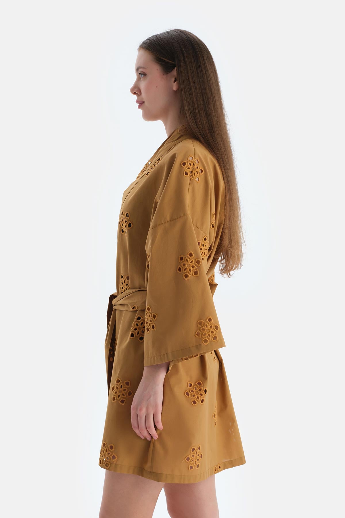 Kahverengi Kimono