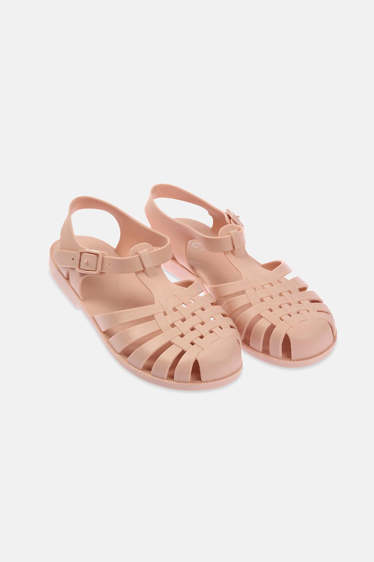 Pudra Kadın Bantlı Mat Jelly Sandalet