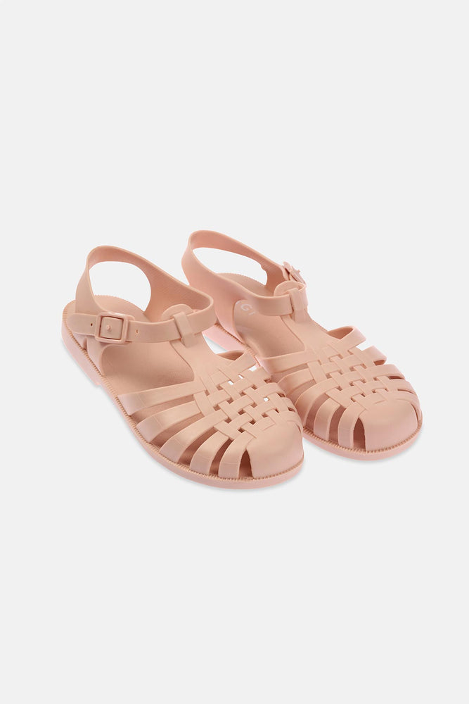 Pudra Kadın Bantlı Mat Jelly Sandalet