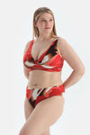 Multicolor Yüksek Bel Bikini Alt