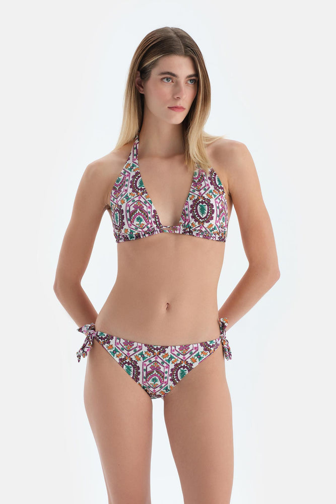 Multicolor Düşük Bel Bikini Alt