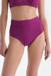 Mor Yüksek Bel Bikini Alt