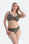 Multicolor Yüksek Bel Bikini Alt