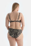 Multicolor Yüksek Bel Bikini Alt