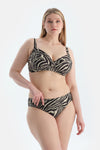 Multicolor Yüksek Bel Bikini Alt