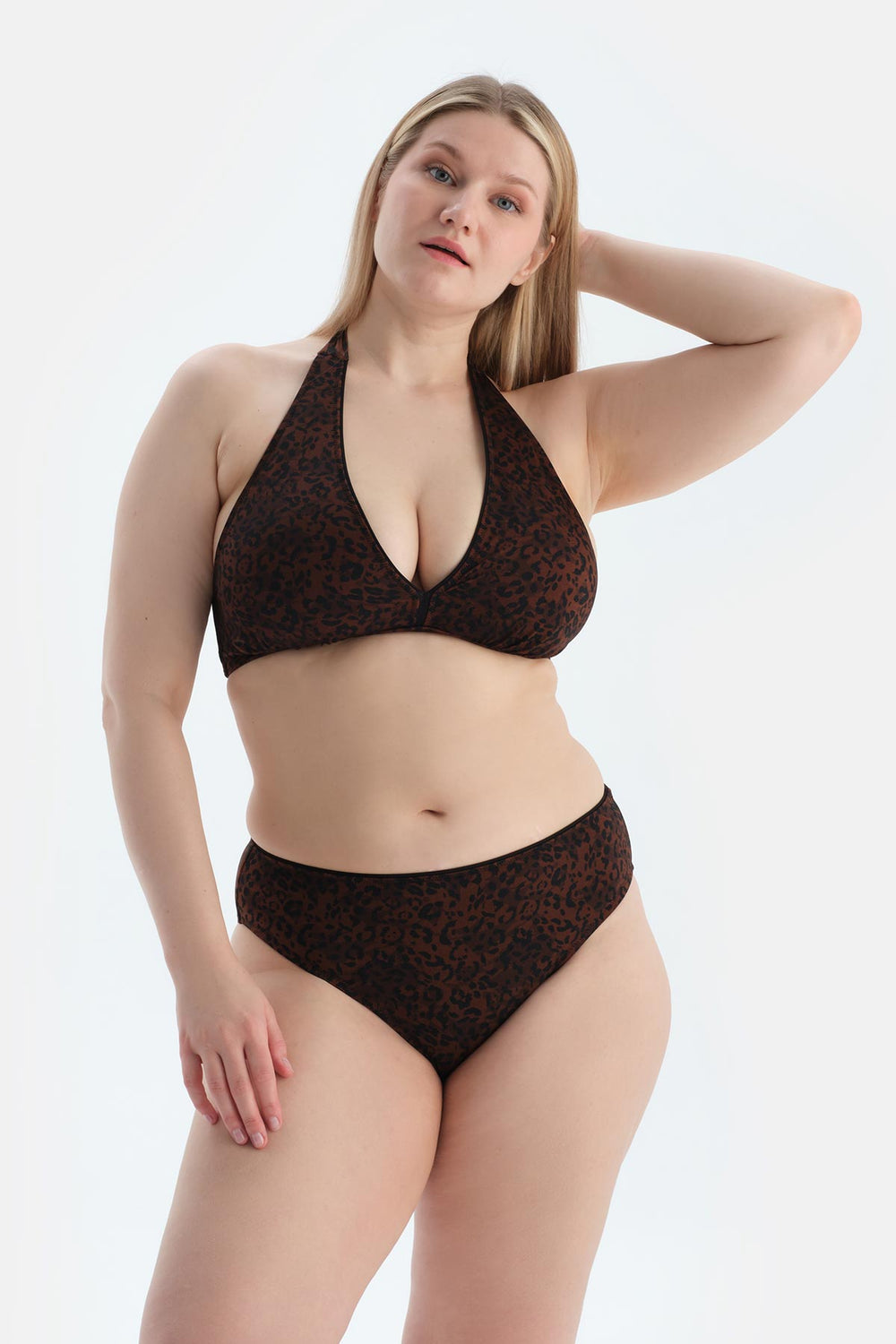 Multicolor Yüksek Bel Bikini Alt