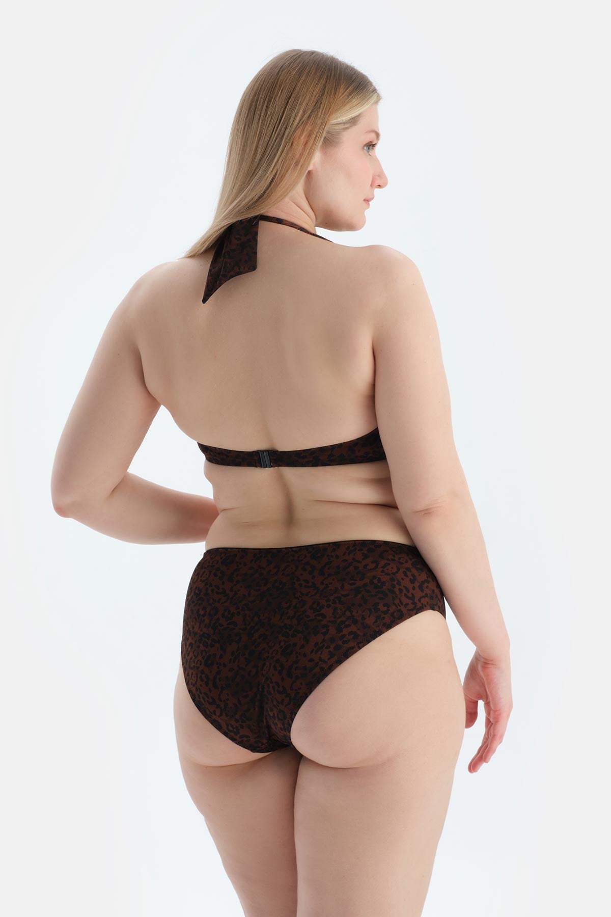 Multicolor Yüksek Bel Bikini Alt