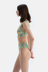 Multicolor Yüksek Bel Bikini Alt