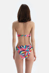 Multicolor Orta Bel Bikini Alt