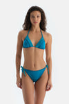 Açık Petrol Düşük Bel Bikini Alt