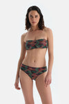 Multicolor Yüksek Bel Bikini Alt