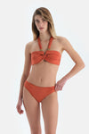 Kahverengi Normal Bel Bikini Alt