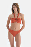 Kahverengi Normal Bel Bikini Alt