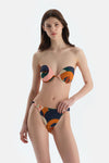 Multicolor Düşük Bel Bikini Alt