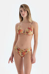 Multicolor Düşük Bel Bikini Alt