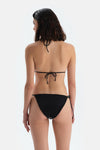 Siyah Spagetti Bikini Alt