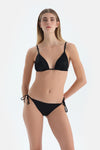 Siyah Düşük Bel Bikini Alt
