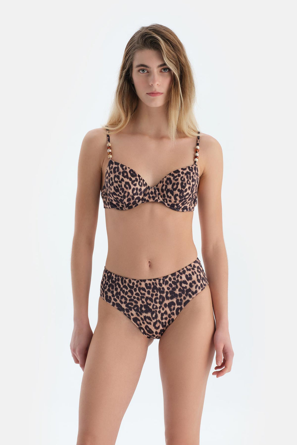 Multicolor Orta Bel Bikini Alt