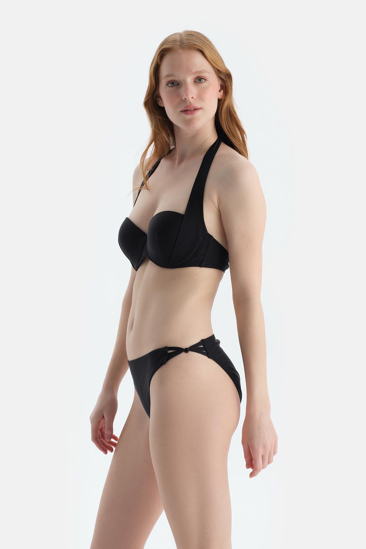 Siyah Düşük Bel Bikini Alt