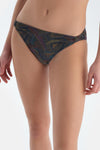 Multicolor Düşük Bel Bikini Alt