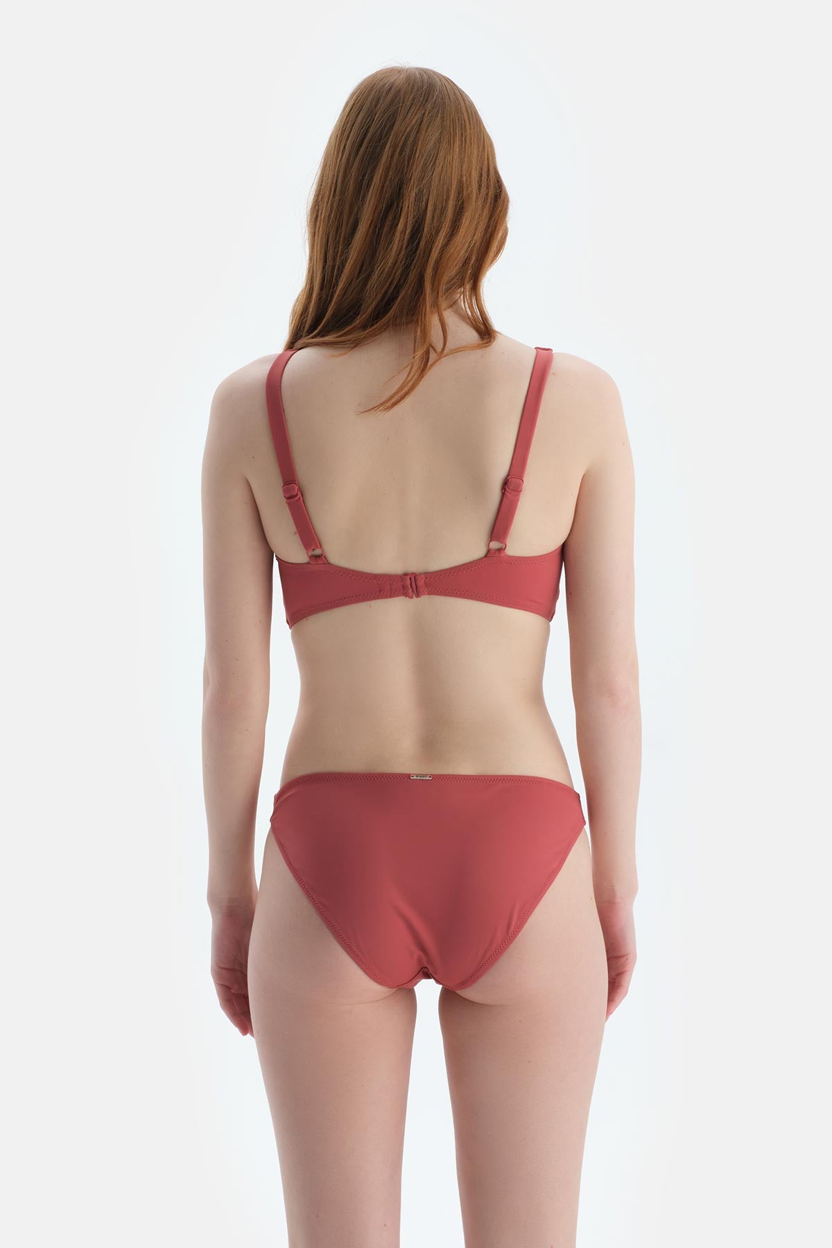 Kiremit Düşük Bel Bikini Alt