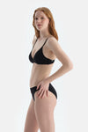 Siyah Düşük Bel Bikini Alt