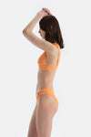 Turuncu Düşük Bel Bikini Alt