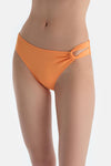 Turuncu Düşük Bel Bikini Alt