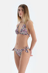 Multicolor Üçgen Geniş Bikini Üst