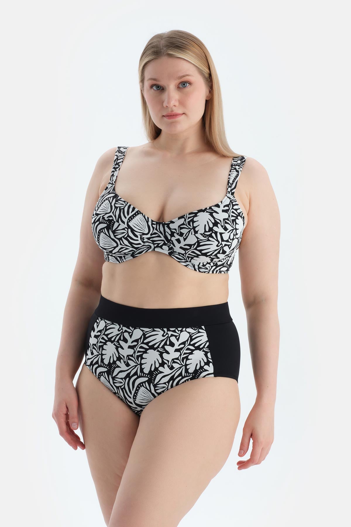 Multicolor Korseli Toparlayıcı Bikini Üst